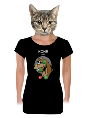 dámské tričko s lemem