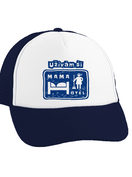 Mama Hotel kšiltovka truckerka French Navy cap