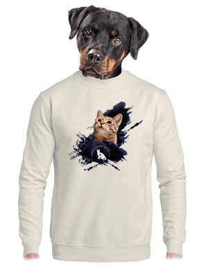 unisex mikina bez kapuce