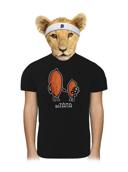 Batáta dětské sportovní tričko Black