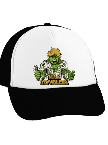 Hulk Skywalker kšiltovka truckerka Black cap