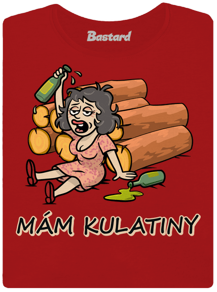 Mám kulatiny dámské tričko premium Red Mal