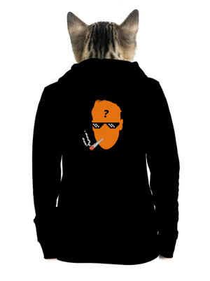 Thug life dámská mikina na zip Black