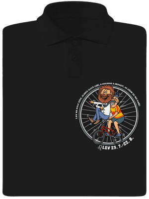 Cyklistický horoskop: Lev pánská polokošile Black