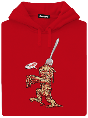 Špagety pánská mikina klokanka Red