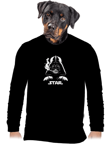 Darth Star pánské dlouhý rukáv Black