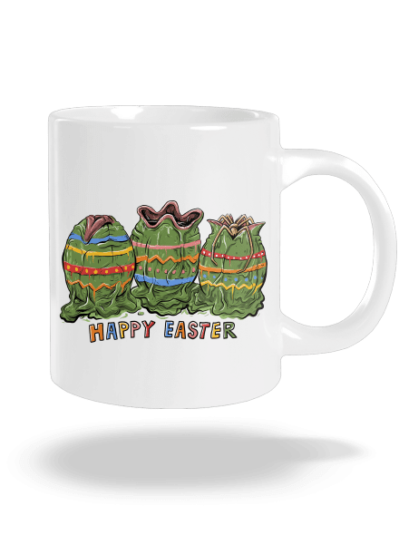 Happy Easter velký hrnek White