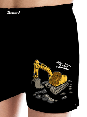 Hrát s kamením pánské trenky Black