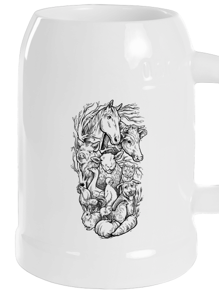 Pastvina půllitr White