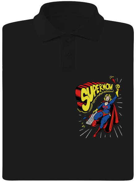 Supermom pánská polokošile Black