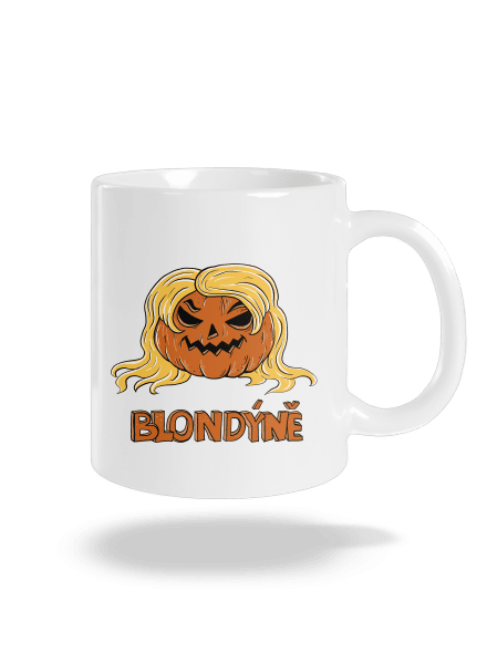 Blondýně klasický hrnek White
