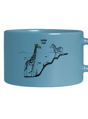 Stačím, pojď hrnek makronka Blue Macaron