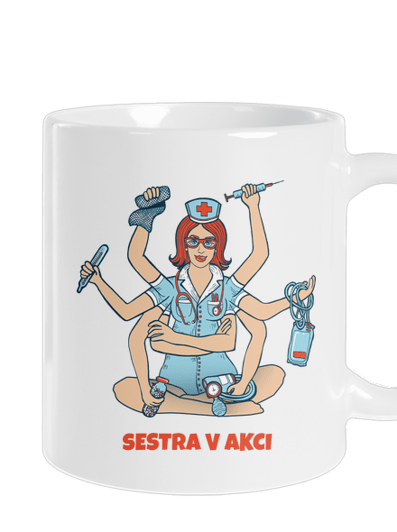 Sestra v akci klasický hrnek White