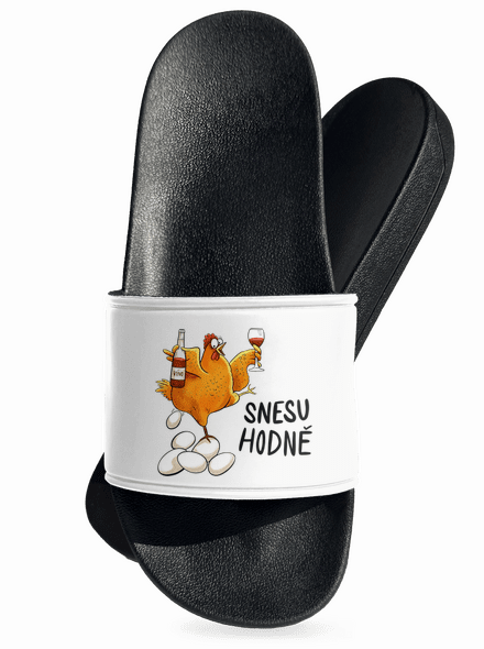 Snesu hodně pantofle White