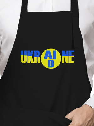 Ukrajina - AID zástěra Black