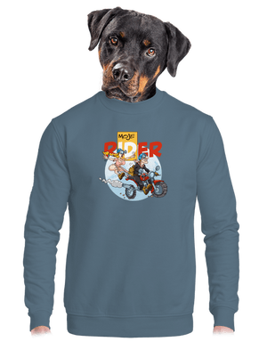 unisex mikina bez kapuce