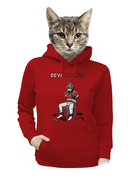DeviAnt-man dámská mikina klokanka Red Mal