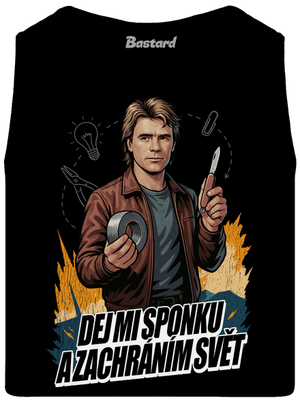 B19: MacGyver pánské tílko Black