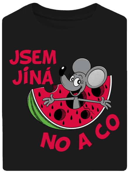 Jsem jiná unisex tričko oversized Black