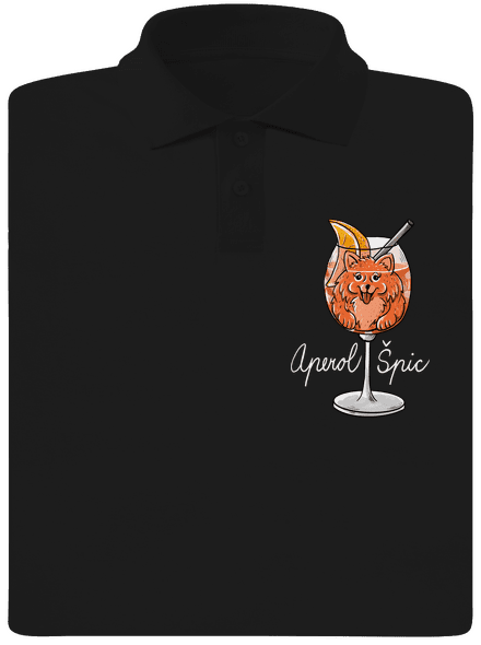 Aperol Špic pánská polokošile Black