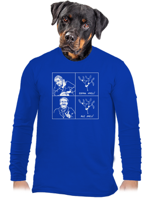 Cimrman: Copak jmelí pánské dlouhý rukáv Royal Blue