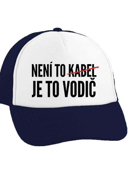 Je to vodič kšiltovka truckerka French Navy cap
