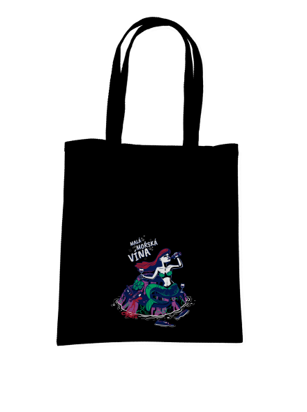 Malá mořská vína taška Black