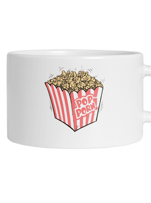 Popporn hrnek makronka White