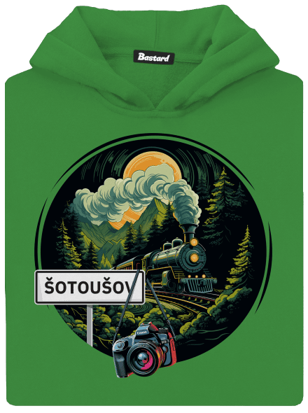 Šotoušov dětská mikina klokanka Kelly Green AWD