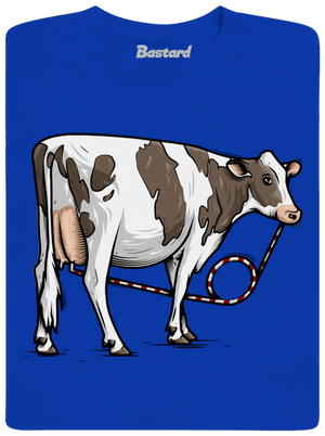 Cow drink dětské tričko Royal Blue