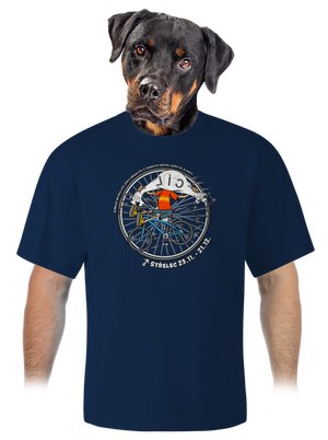 Cyklistický horoskop: Střelec unisex tričko oversized Midnight Blue