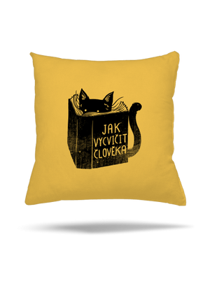 Povinná četba polštář Yellow Gold