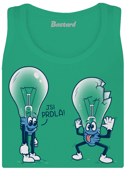 Prdlá dámské tílko klasické Mint Mal