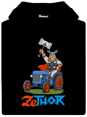 ZeThor pánská mikina klokanka Black