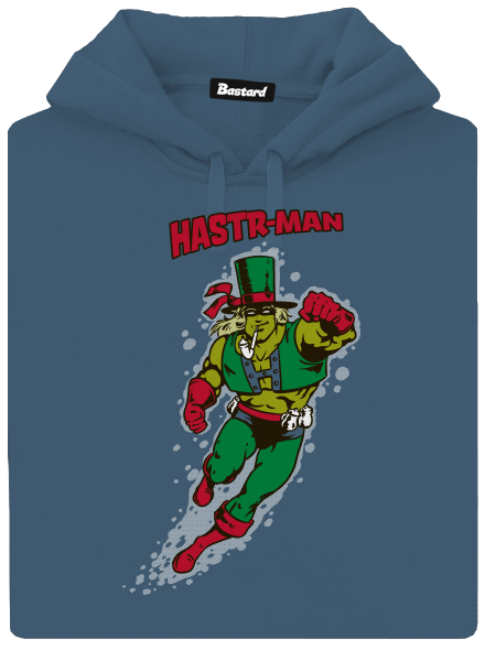 Hastrman dámská mikina klokanka Denim