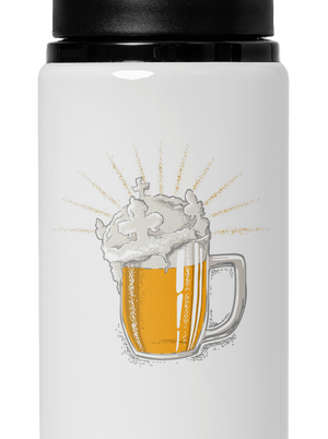 České zlato lahev na vodu White