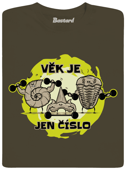 Věk je jen číslo pánské dlouhý rukáv Urban Khaki