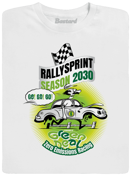 Rallysprint 2030 pánské dlouhý rukáv White