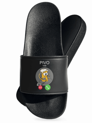 Pivo volá pantofle Black