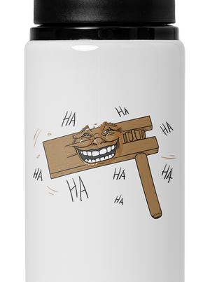 Řehtačka lahev na vodu White