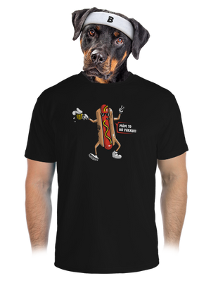 Na párku pánské sportovní tričko Black