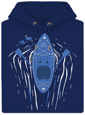 Ahhhh! unisex mikina premium Navy