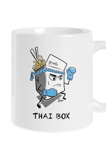 Thai box klasický hrnek White