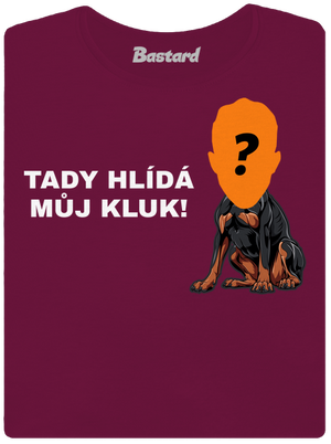 Tady hlídám já dámské tričko s lemem Rhododendron