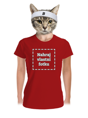Vlastní potisk dámské sportovní tričko Red Mal