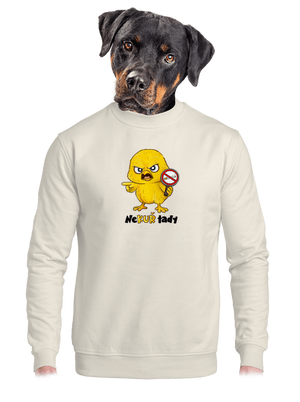 unisex mikina bez kapuce