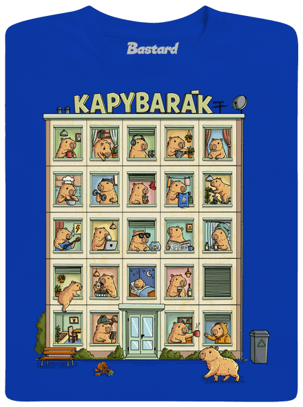Kapybarák pánské dlouhý rukáv Royal Blue
