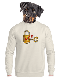 unisex mikina bez kapuce