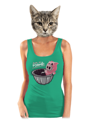 Ve formě dámské tílko klasické Mint Mal