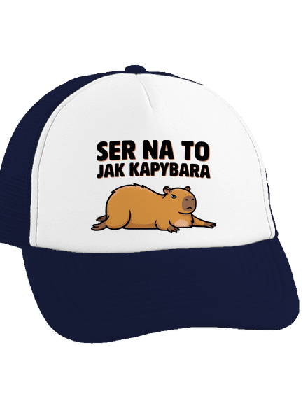 Jak kapybara kšiltovka truckerka French Navy cap
